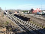 Looking at the Yard off the new bridge